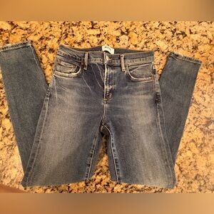 Agolde Skinny Jeans in Classic Blue